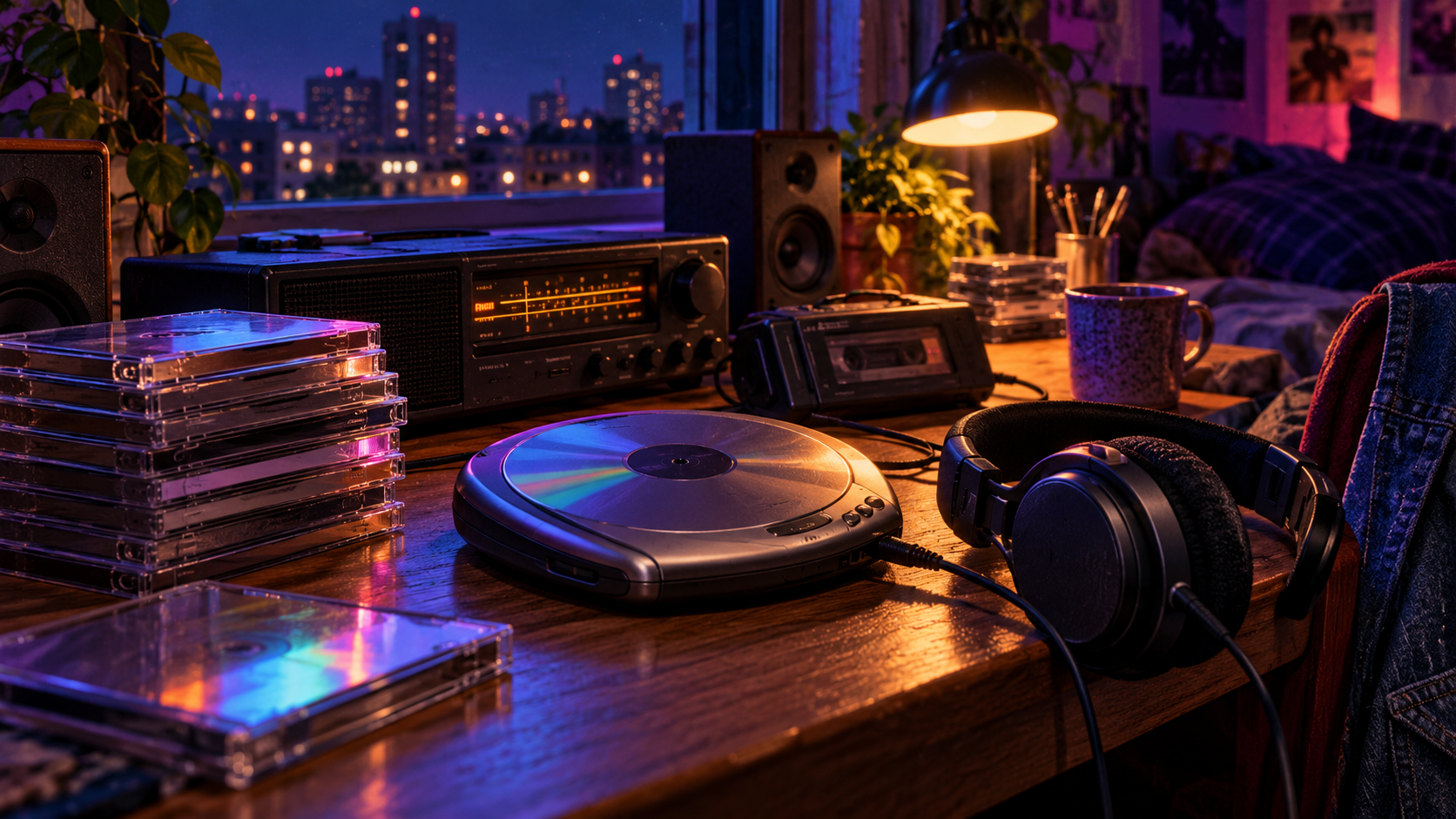 90s music editorial artwork
