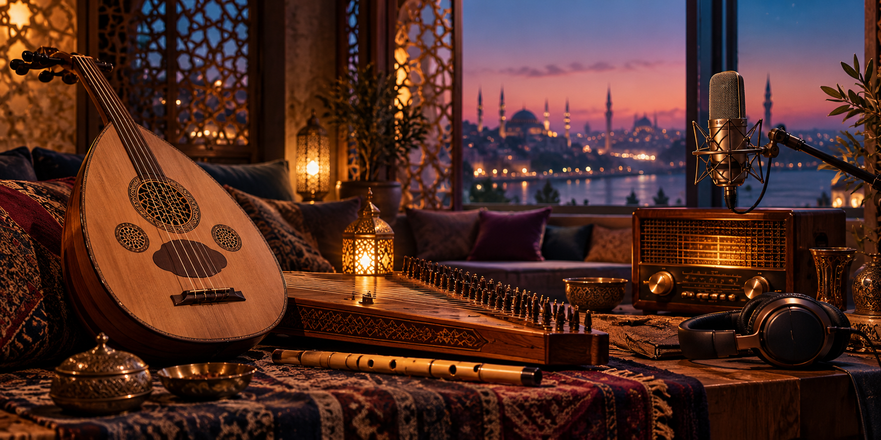 Arabesque music editorial artwork
