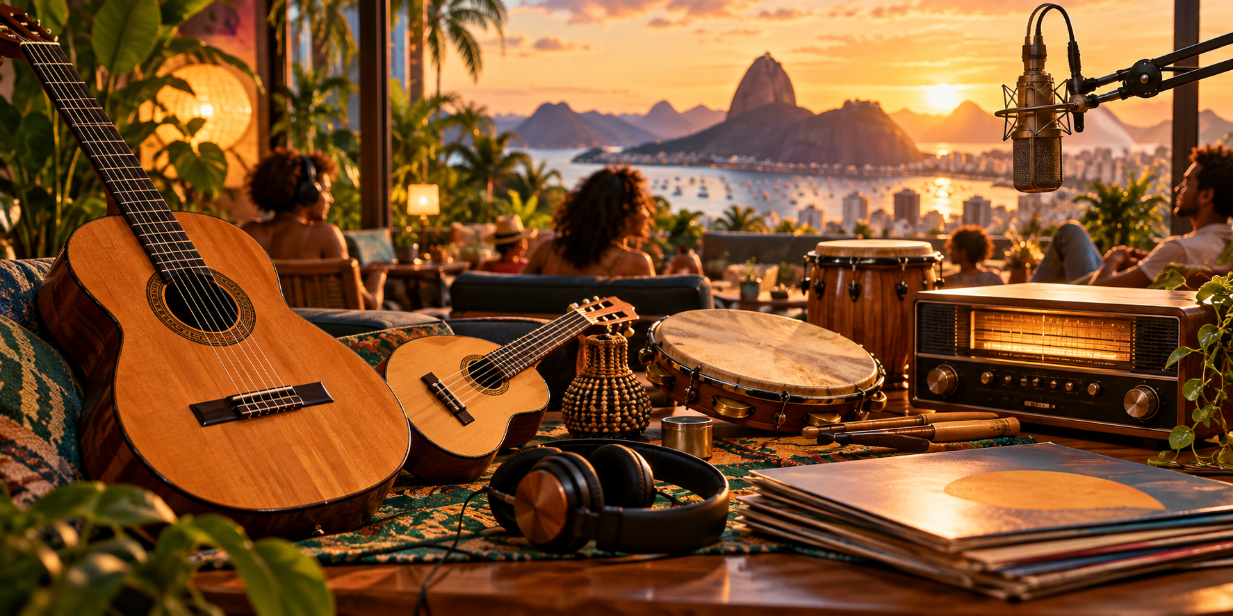 Brazilian Music music editorial artwork