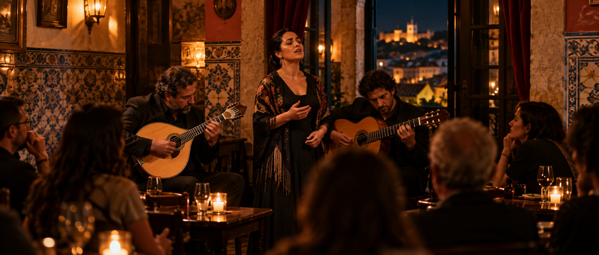Fado music editorial artwork