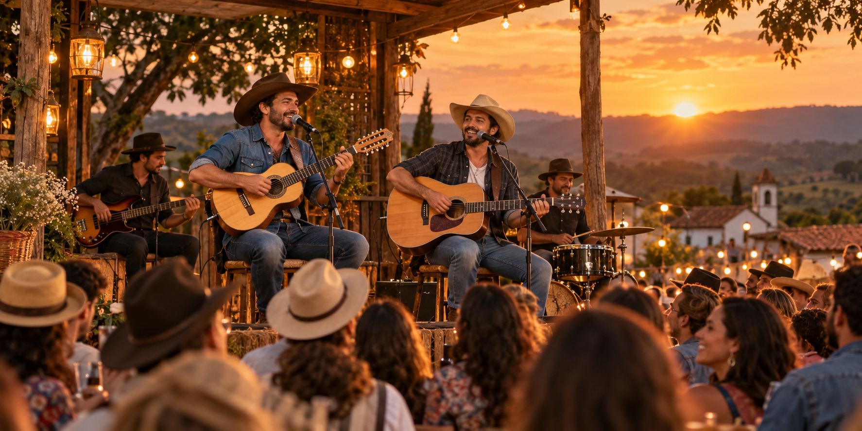 Sertanejo music editorial artwork